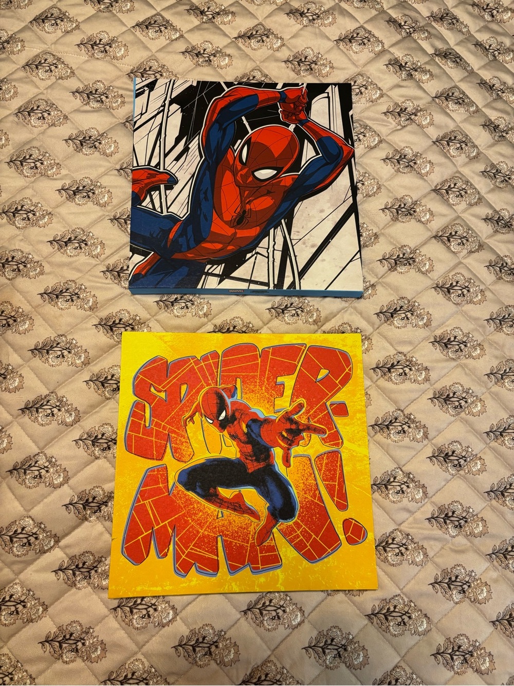Marvel Spider-Man Wall Art Panels - Red, Blue, Yellow, Black